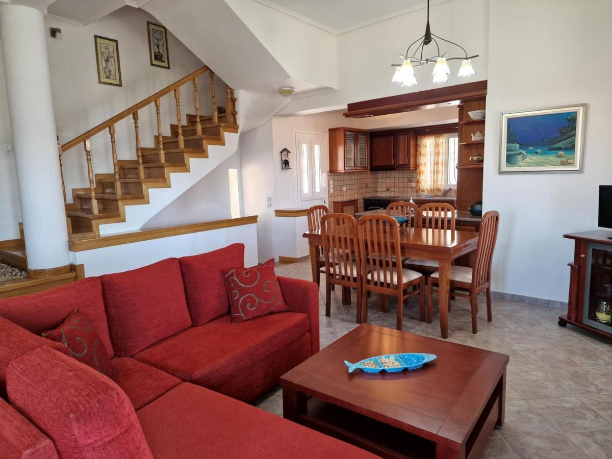 Villa Liana : Luxury Villa With Fantastic Sea View, Near Airport Порто-Рафти Экстерьер фото