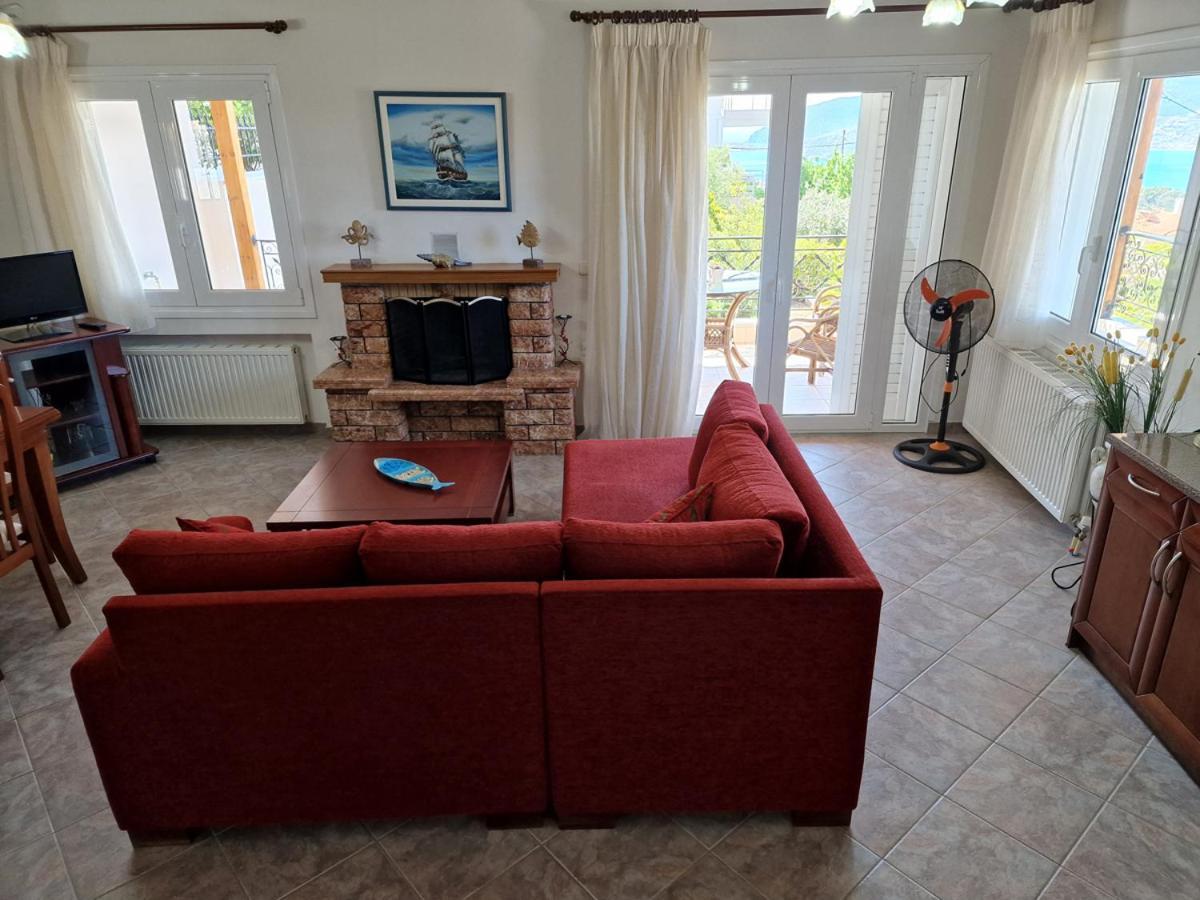 Villa Liana : Luxury Villa With Fantastic Sea View, Near Airport Порто-Рафти Экстерьер фото
