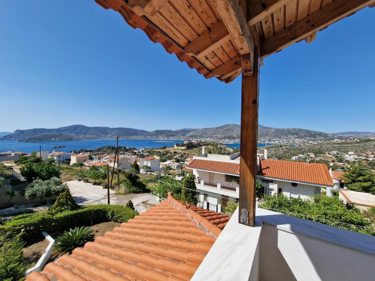 Villa Liana : Luxury Villa With Fantastic Sea View, Near Airport Порто-Рафти Экстерьер фото
