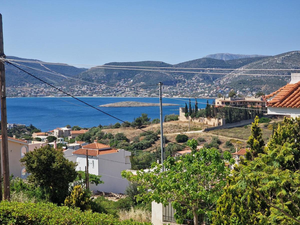 Villa Liana : Luxury Villa With Fantastic Sea View, Near Airport Порто-Рафти Экстерьер фото
