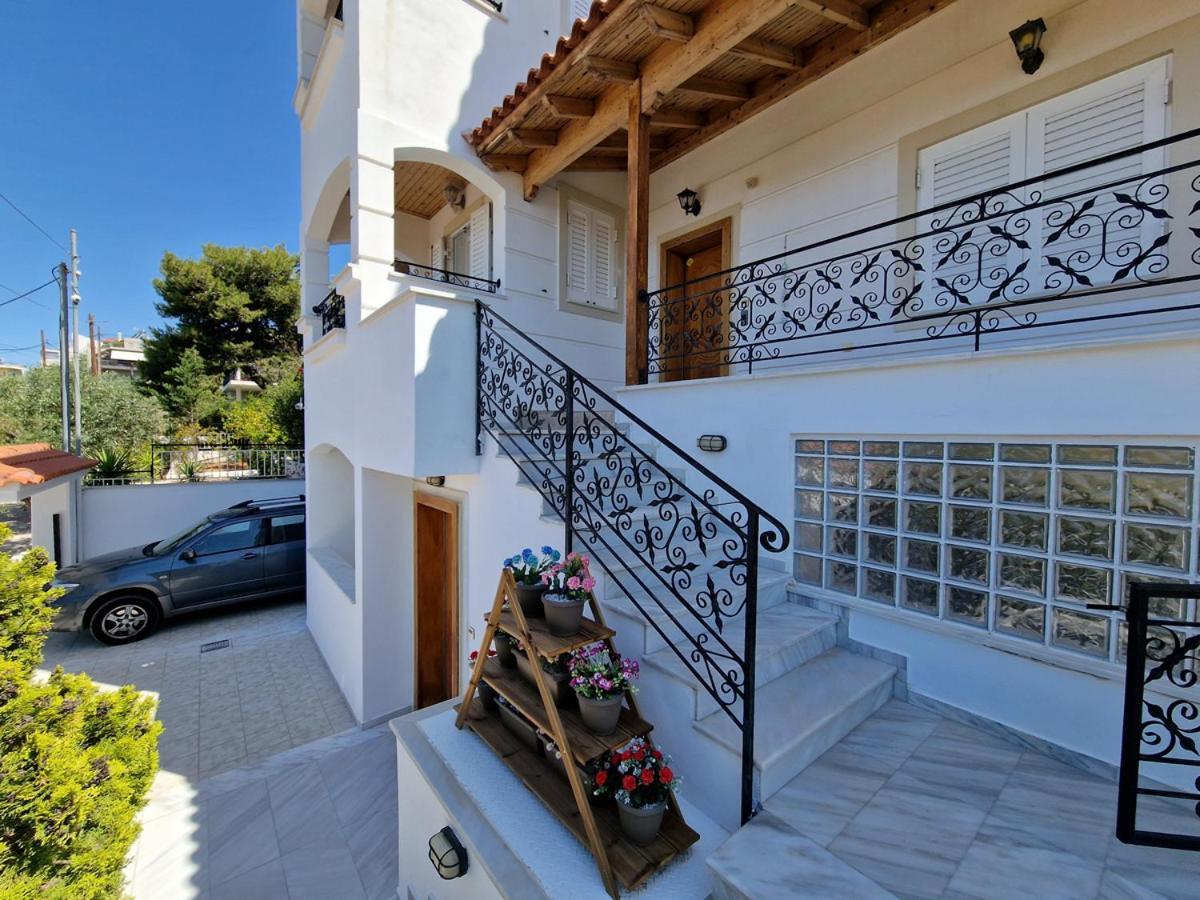 Villa Liana : Luxury Villa With Fantastic Sea View, Near Airport Порто-Рафти Экстерьер фото