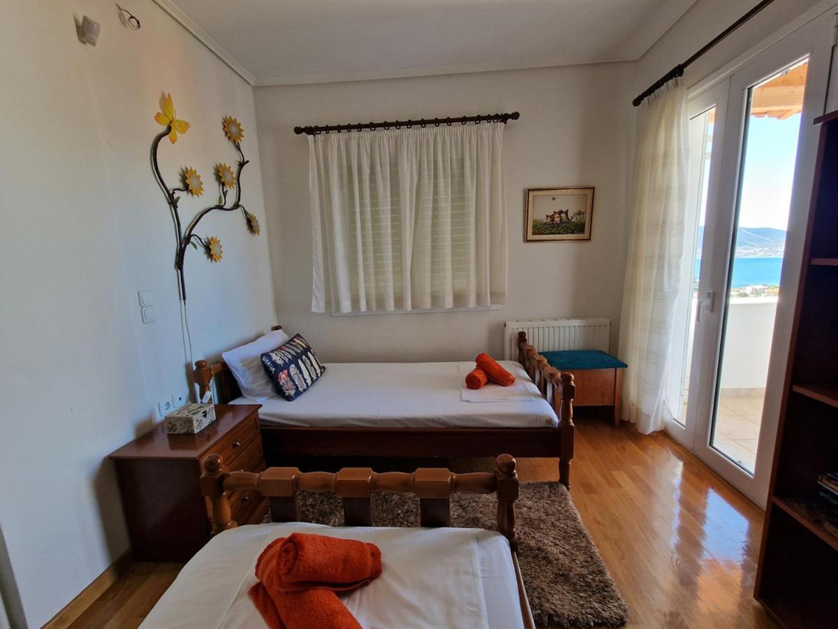 Villa Liana : Luxury Villa With Fantastic Sea View, Near Airport Порто-Рафти Экстерьер фото