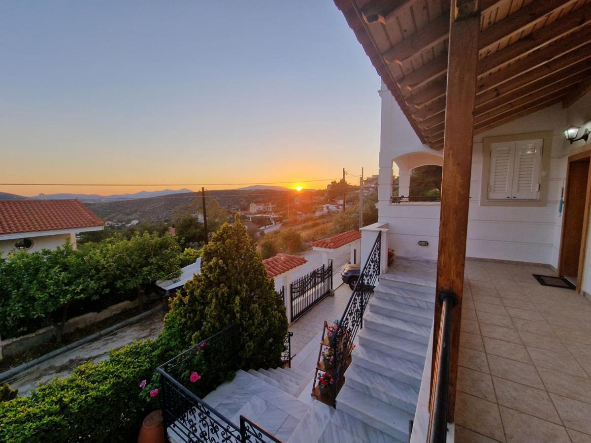 Villa Liana : Luxury Villa With Fantastic Sea View, Near Airport Порто-Рафти Экстерьер фото