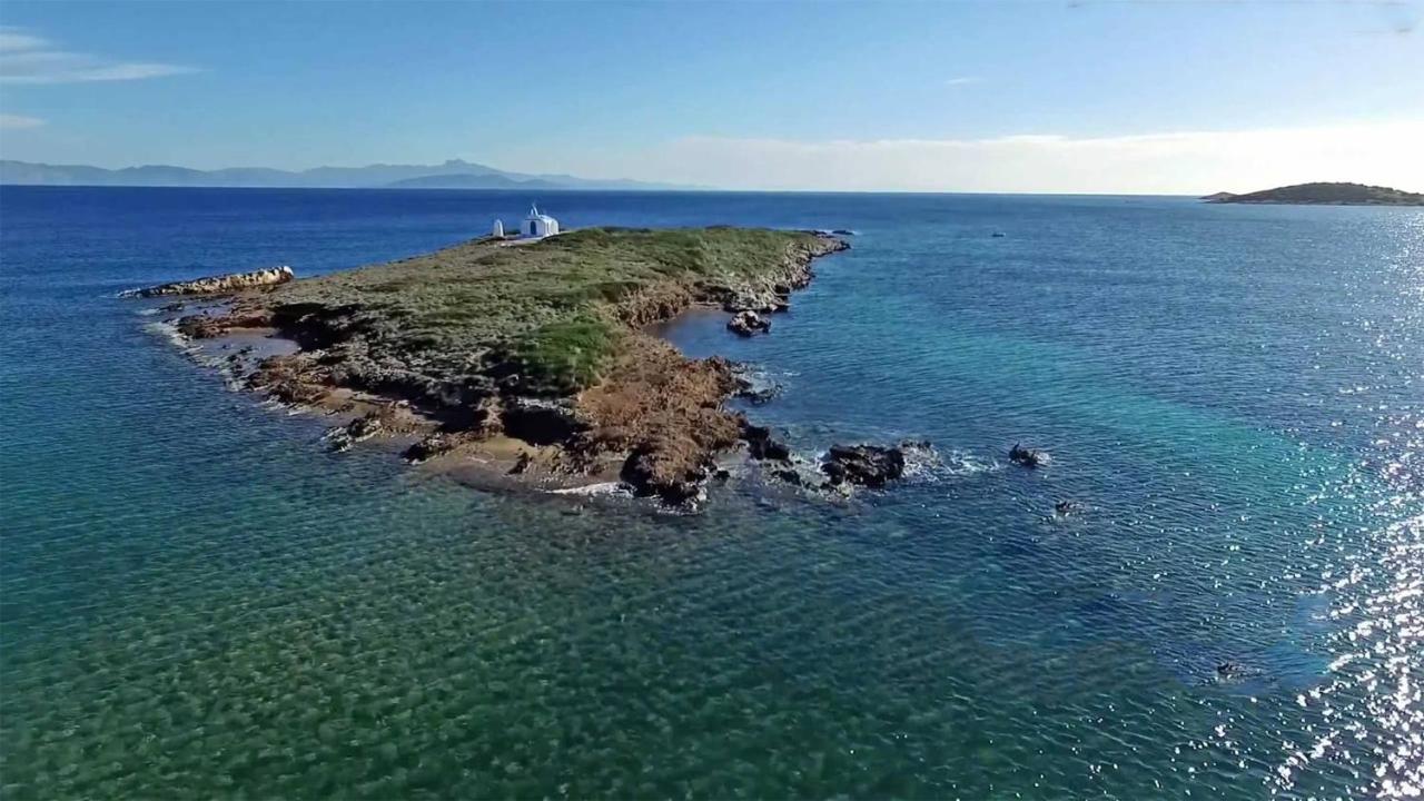 Villa Liana : Luxury Villa With Fantastic Sea View, Near Airport Порто-Рафти Экстерьер фото